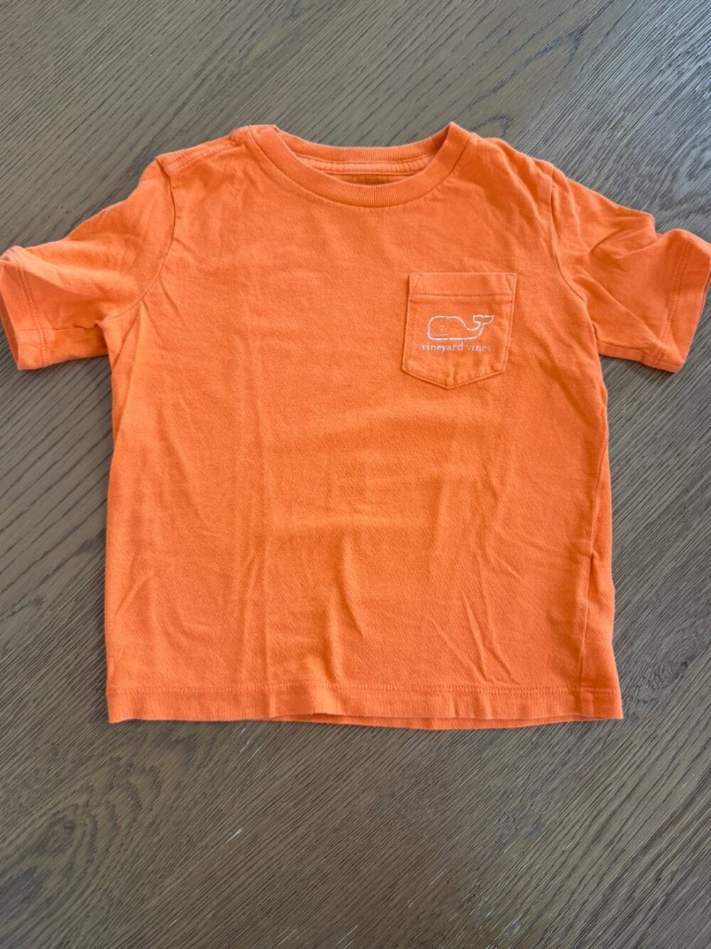 Vinyard Vines Distressed Orange Toddler Graphic Tee